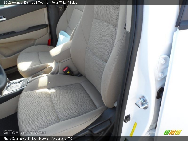  2012 Elantra SE Touring Beige Interior