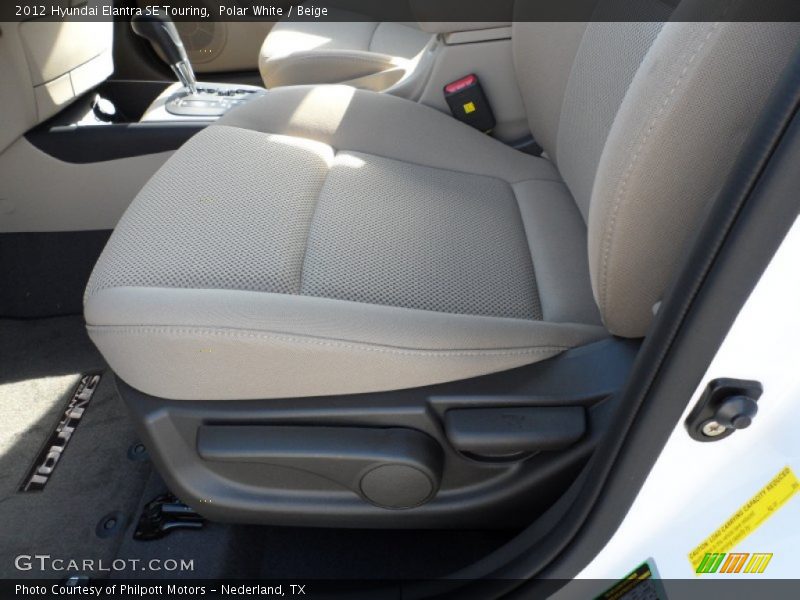  2012 Elantra SE Touring Beige Interior