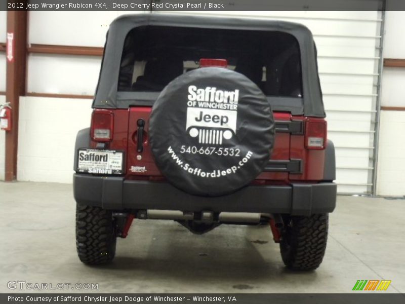 Deep Cherry Red Crystal Pearl / Black 2012 Jeep Wrangler Rubicon 4X4