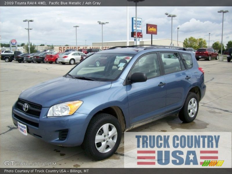 Pacific Blue Metallic / Ash Gray 2009 Toyota RAV4 4WD