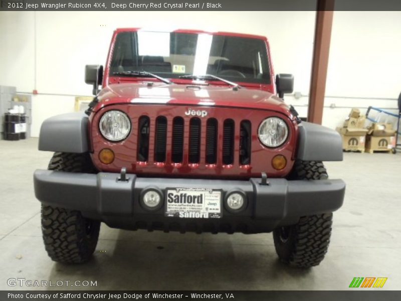 Deep Cherry Red Crystal Pearl / Black 2012 Jeep Wrangler Rubicon 4X4