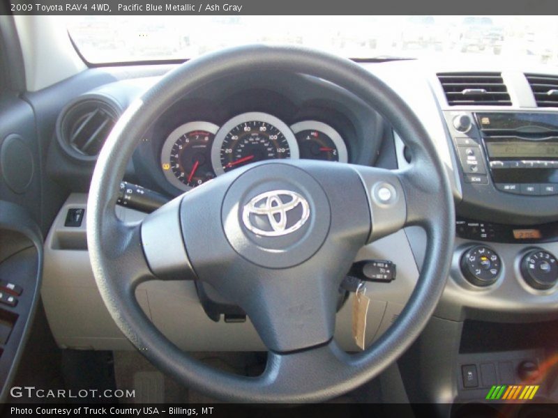 Pacific Blue Metallic / Ash Gray 2009 Toyota RAV4 4WD