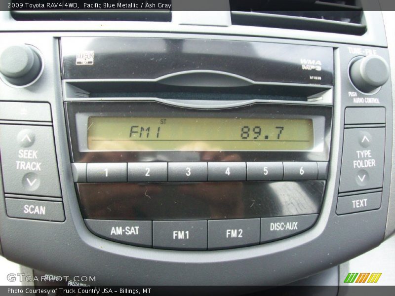 Pacific Blue Metallic / Ash Gray 2009 Toyota RAV4 4WD