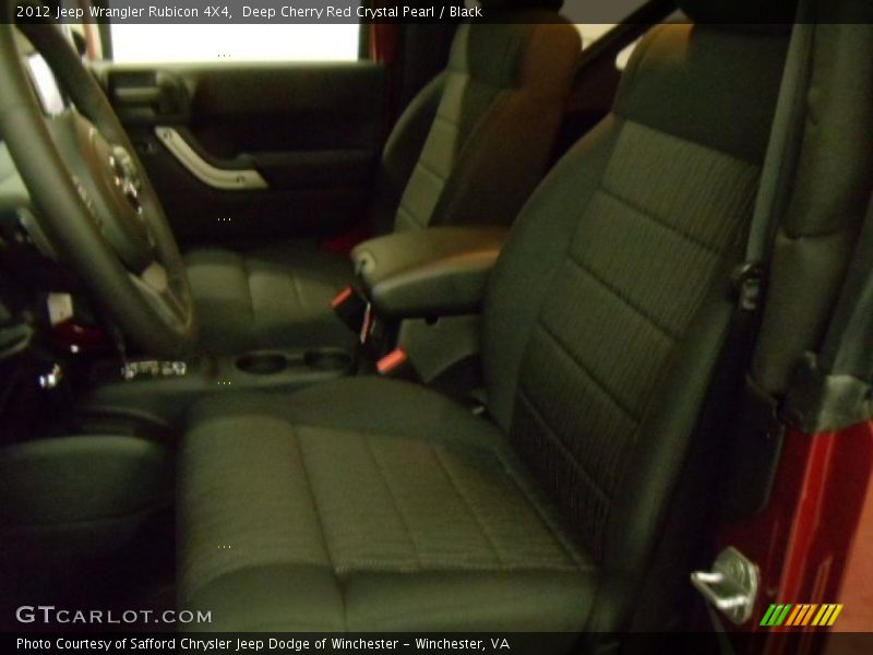 Deep Cherry Red Crystal Pearl / Black 2012 Jeep Wrangler Rubicon 4X4