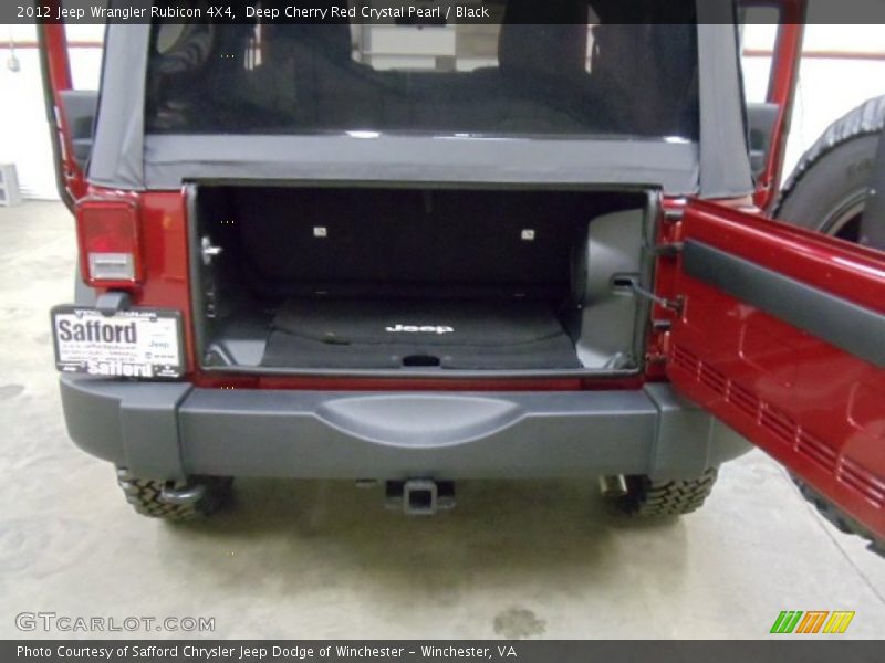 Deep Cherry Red Crystal Pearl / Black 2012 Jeep Wrangler Rubicon 4X4
