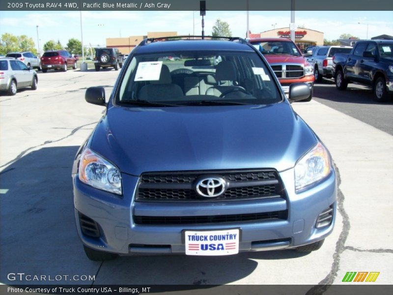 Pacific Blue Metallic / Ash Gray 2009 Toyota RAV4 4WD