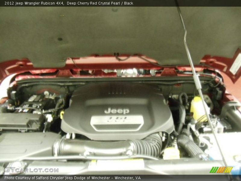 Deep Cherry Red Crystal Pearl / Black 2012 Jeep Wrangler Rubicon 4X4