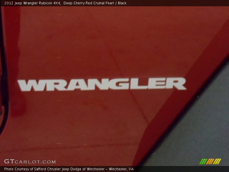 Deep Cherry Red Crystal Pearl / Black 2012 Jeep Wrangler Rubicon 4X4