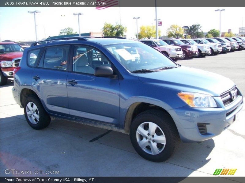 Pacific Blue Metallic / Ash Gray 2009 Toyota RAV4 4WD