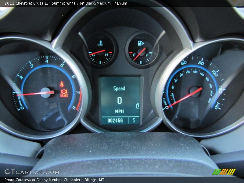 Summit White / Jet Black/Medium Titanium 2011 Chevrolet Cruze LS