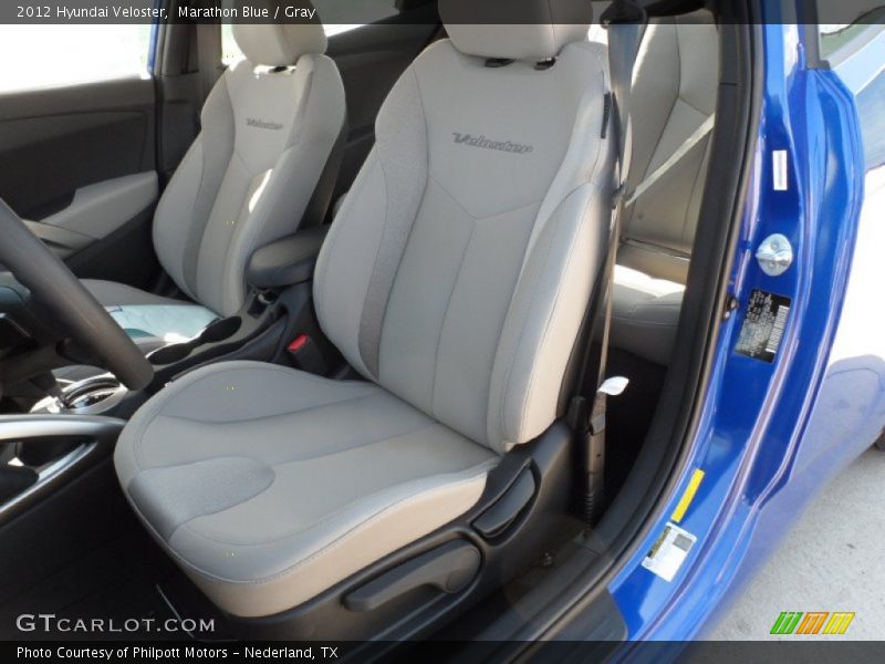  2012 Veloster  Gray Interior