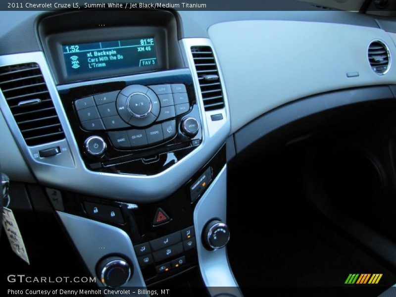 Summit White / Jet Black/Medium Titanium 2011 Chevrolet Cruze LS