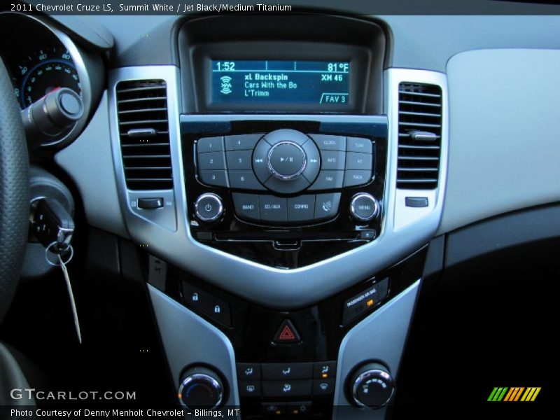 Summit White / Jet Black/Medium Titanium 2011 Chevrolet Cruze LS