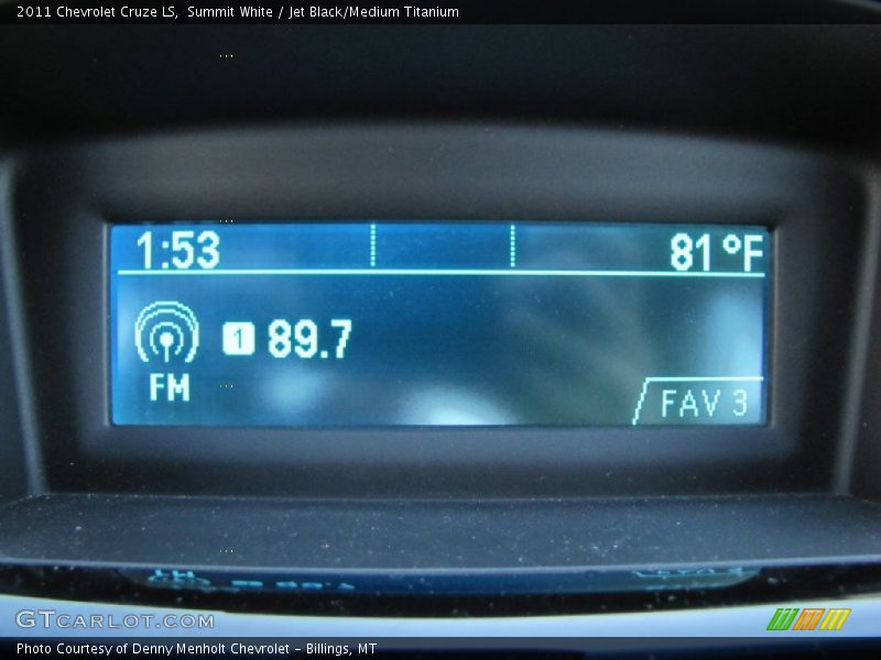 Summit White / Jet Black/Medium Titanium 2011 Chevrolet Cruze LS