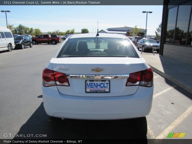 Summit White / Jet Black/Medium Titanium 2011 Chevrolet Cruze LS