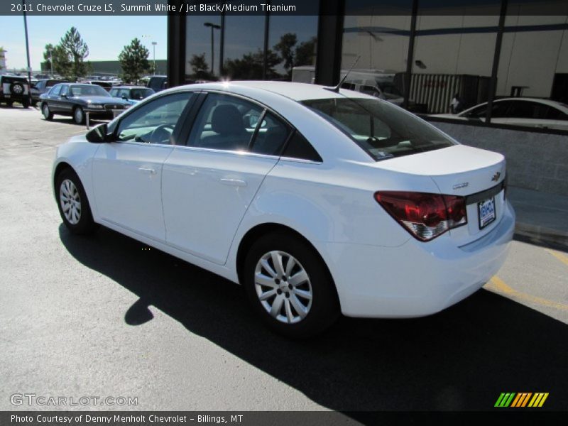 Summit White / Jet Black/Medium Titanium 2011 Chevrolet Cruze LS