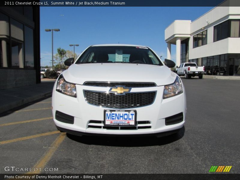 Summit White / Jet Black/Medium Titanium 2011 Chevrolet Cruze LS