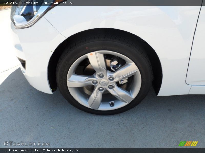 Century White / Gray 2012 Hyundai Veloster