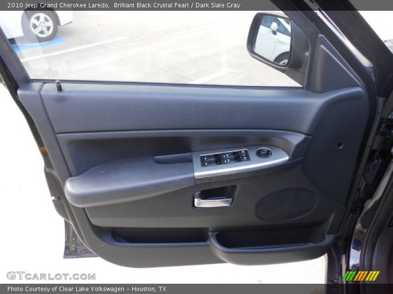 Brilliant Black Crystal Pearl / Dark Slate Gray 2010 Jeep Grand Cherokee Laredo