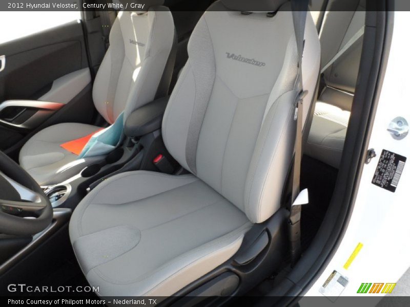 Century White / Gray 2012 Hyundai Veloster