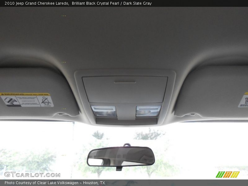 Brilliant Black Crystal Pearl / Dark Slate Gray 2010 Jeep Grand Cherokee Laredo