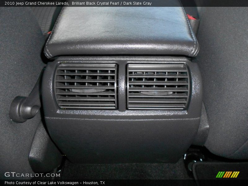 Brilliant Black Crystal Pearl / Dark Slate Gray 2010 Jeep Grand Cherokee Laredo