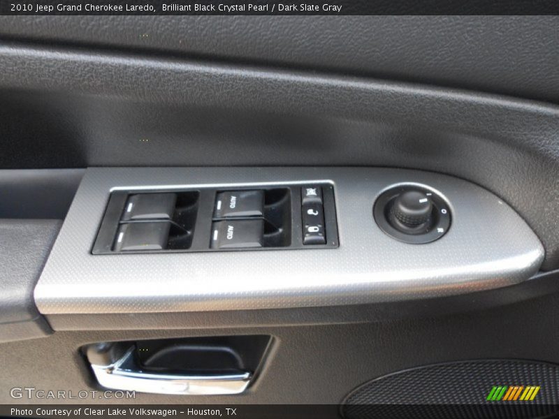 Brilliant Black Crystal Pearl / Dark Slate Gray 2010 Jeep Grand Cherokee Laredo