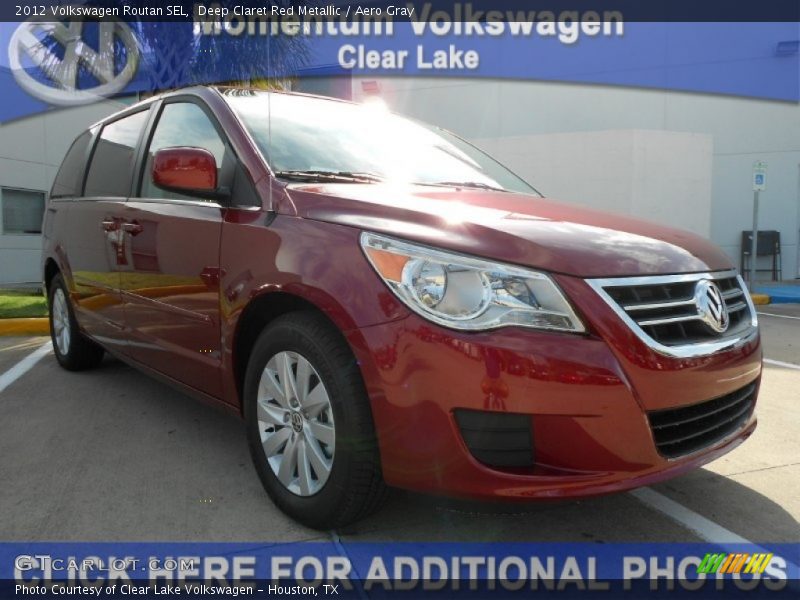 Deep Claret Red Metallic / Aero Gray 2012 Volkswagen Routan SEL