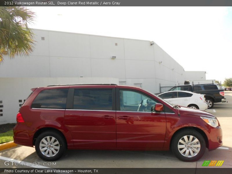 Deep Claret Red Metallic / Aero Gray 2012 Volkswagen Routan SEL
