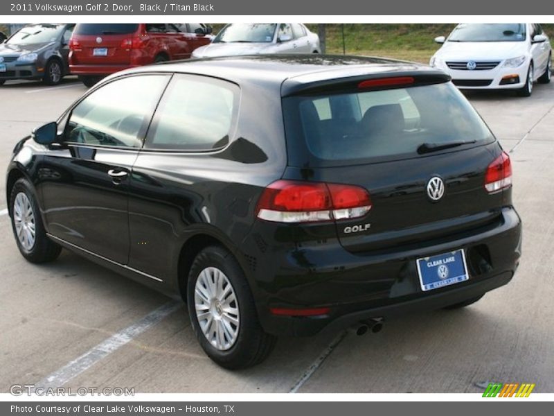 Black / Titan Black 2011 Volkswagen Golf 2 Door