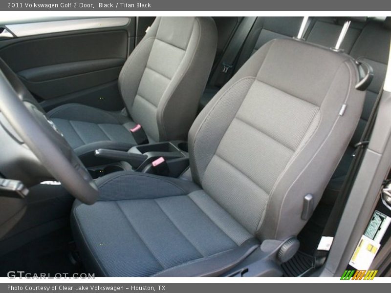 Black / Titan Black 2011 Volkswagen Golf 2 Door
