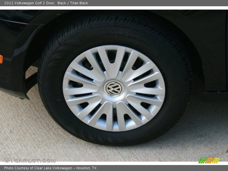 Black / Titan Black 2011 Volkswagen Golf 2 Door