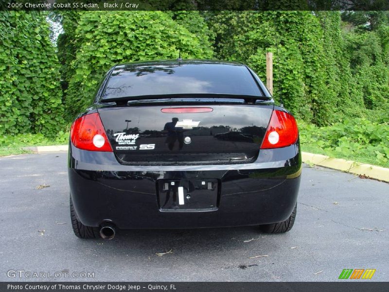 Black / Gray 2006 Chevrolet Cobalt SS Sedan