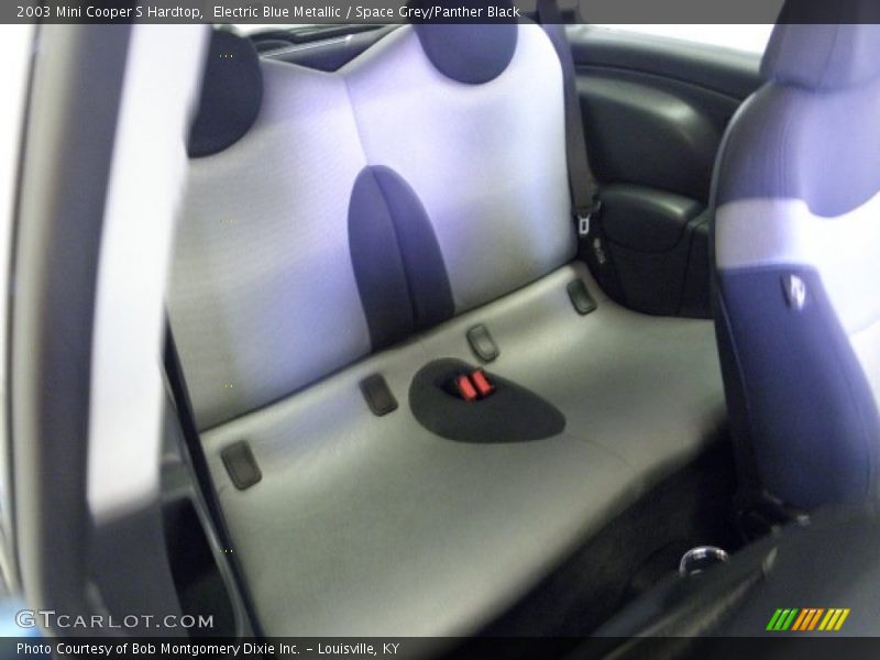 Electric Blue Metallic / Space Grey/Panther Black 2003 Mini Cooper S Hardtop