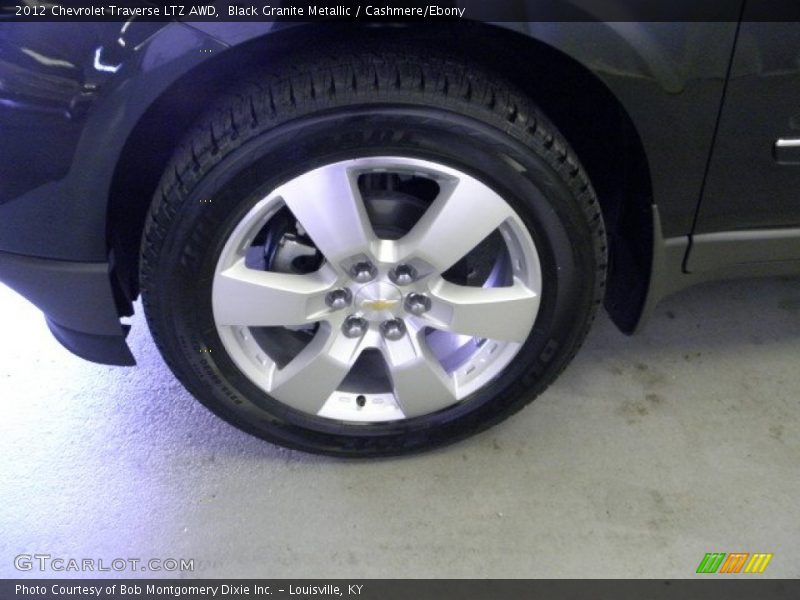 Black Granite Metallic / Cashmere/Ebony 2012 Chevrolet Traverse LTZ AWD
