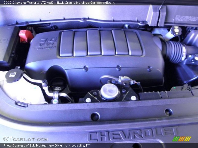 Black Granite Metallic / Cashmere/Ebony 2012 Chevrolet Traverse LTZ AWD
