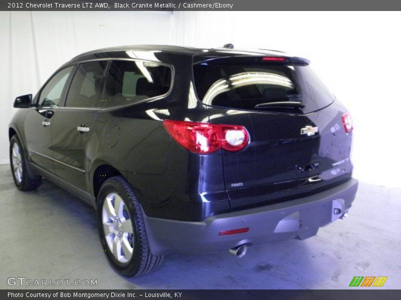 Black Granite Metallic / Cashmere/Ebony 2012 Chevrolet Traverse LTZ AWD