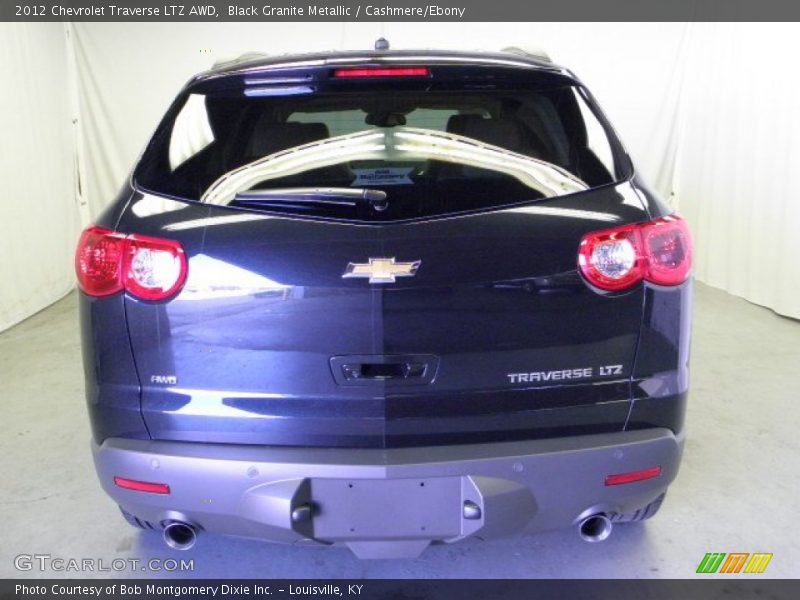 Black Granite Metallic / Cashmere/Ebony 2012 Chevrolet Traverse LTZ AWD