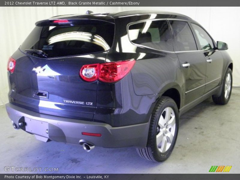 Black Granite Metallic / Cashmere/Ebony 2012 Chevrolet Traverse LTZ AWD
