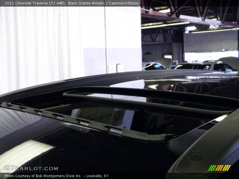 Black Granite Metallic / Cashmere/Ebony 2012 Chevrolet Traverse LTZ AWD