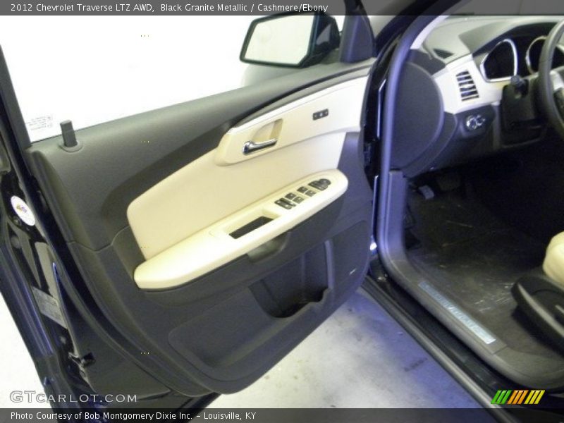 Black Granite Metallic / Cashmere/Ebony 2012 Chevrolet Traverse LTZ AWD