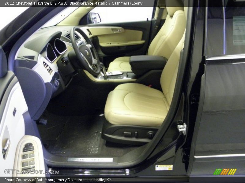 Black Granite Metallic / Cashmere/Ebony 2012 Chevrolet Traverse LTZ AWD