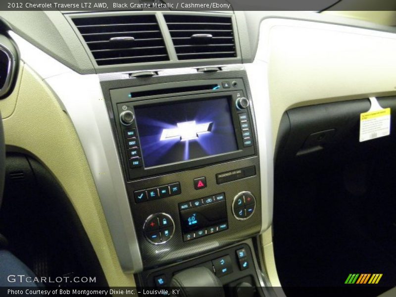 Black Granite Metallic / Cashmere/Ebony 2012 Chevrolet Traverse LTZ AWD