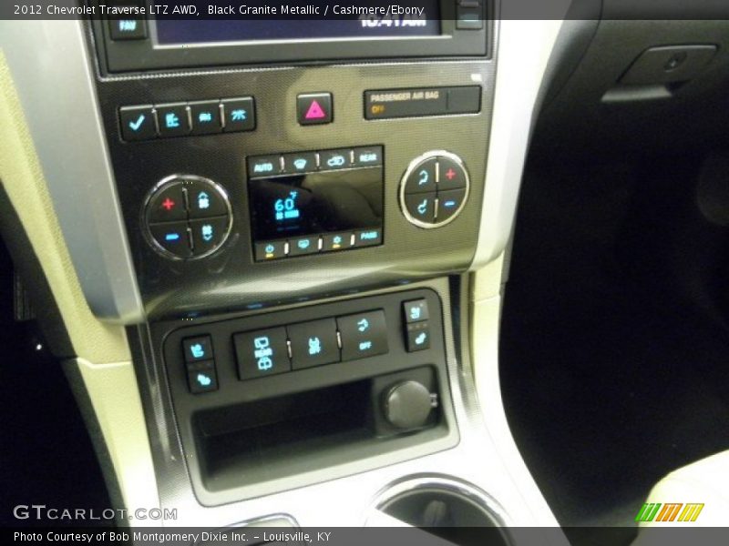 Black Granite Metallic / Cashmere/Ebony 2012 Chevrolet Traverse LTZ AWD