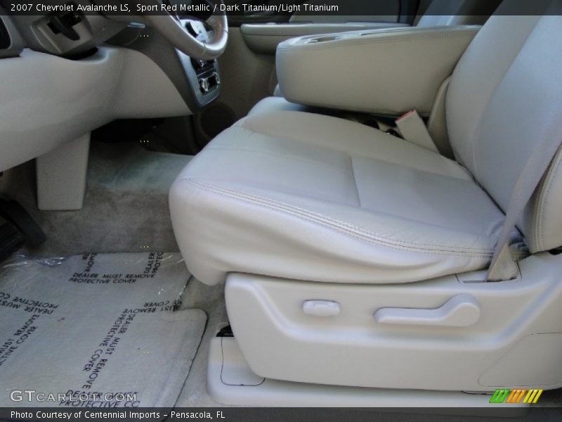 Sport Red Metallic / Dark Titanium/Light Titanium 2007 Chevrolet Avalanche LS