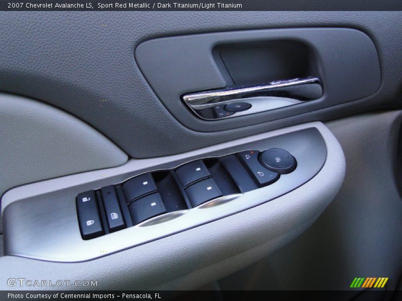 Sport Red Metallic / Dark Titanium/Light Titanium 2007 Chevrolet Avalanche LS