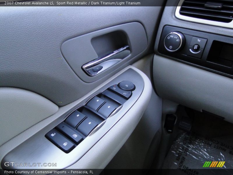 Sport Red Metallic / Dark Titanium/Light Titanium 2007 Chevrolet Avalanche LS