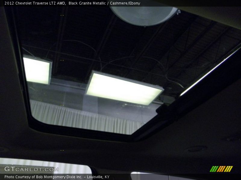 Black Granite Metallic / Cashmere/Ebony 2012 Chevrolet Traverse LTZ AWD