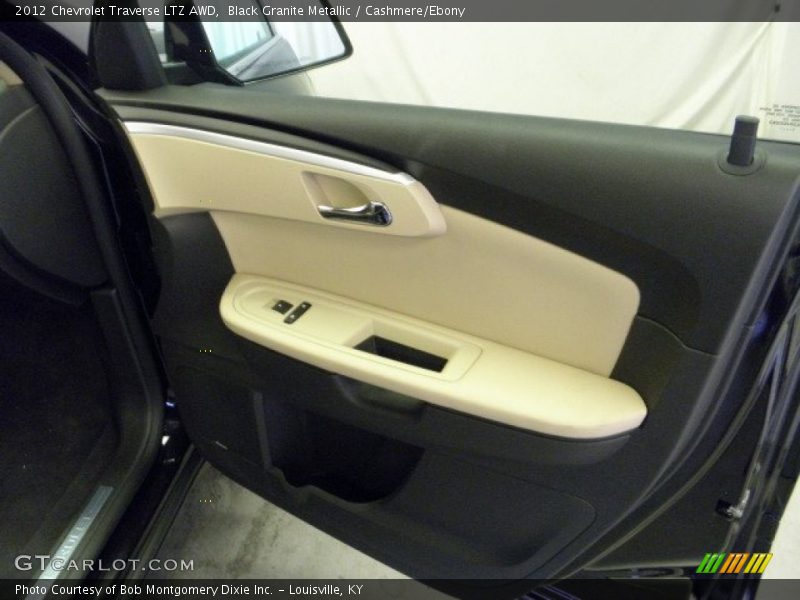 Black Granite Metallic / Cashmere/Ebony 2012 Chevrolet Traverse LTZ AWD