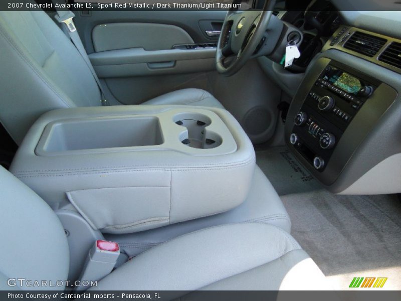 Sport Red Metallic / Dark Titanium/Light Titanium 2007 Chevrolet Avalanche LS